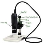 Mustcam 1080P Full HD Digital Microscope, HDMI Microscope, 10x-220x magnification, to Any Monitor/TV with HDMI-In, Photo Capture, Micro-SD Storage, PC supported too
