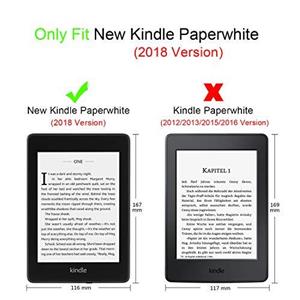 XBE Ultra Slim PU Leather Case for Kindle Paperwhite 10th Generation 2018 Release (Will not fit Other Versions), Flower 