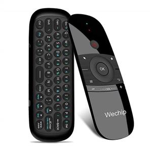 کیبورد بی سیم و ریموت کنترل ایر ماوس وشیپ Wechip مدل W1 2.4G Smart TV Wireless Keyboard Fly Mouse Multifunctional Remote Control for Android Box PC Projector HTPC All in one Black 