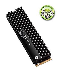 اس اس دی 1 ترابایت وسترن دیجیتال مدل BLACK SN750 NVME WDS100T3XHC WD Black SN750 1TB NVMe Internal Gaming SSD with Heatsink - Gen3 PCIe, M.2 2280, 3D NAND - WDS100T3XHC