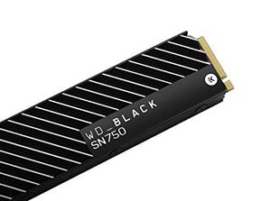 اس اس دی 1 ترابایت وسترن دیجیتال مدل BLACK SN750 NVME WDS100T3XHC WD Black SN750 1TB NVMe Internal Gaming SSD with Heatsink - Gen3 PCIe, M.2 2280, 3D NAND - WDS100T3XHC