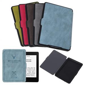 Yeahii Deer Printed PU Leather Soft Case Cover Ebook For Amazon Kindle Paperwhite 1st 2nd 3rd Generation 