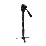 Yunteng VCT-288 Photography Tripod Monopod WIth Fluid Pan Head Quick Release Plate And Unipod Holder for Canon Nikon DSLR Cameras