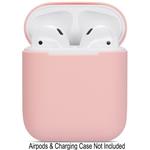 Watruer Compatible Airpods Case, Protective Ultra-Thin Soft Silicone Shockproof Non-Slip Protection Accessories Cover Case for Apple Airpods 2 & 1 Charging Case - Pink