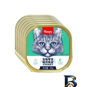 پوچ گربه بالغ ونپی مدل بافت موس با طعم ماهی تن وزن 40 گرم بسته 6 عددی