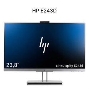 مانیتور اچ پی 24 اینچ  فریم لس E243D WB  spk