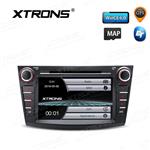 XTRONS Double 2 Din 8 inch HD Digital Touch Screen Car Stereo Radio in Dash DVD Player GPS Screen Mirroring Dual Canbus for Mazda 3 Navigation Map Card Included