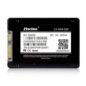 Zheino 256GB SSD S3 2.5" SATA3 3D Nand Drive Internal Solid State for PC, Laptop 