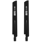 Yosoo- 2Pack 4G Full Band LTE Antenna SMA Male Connector 25dBi High Gain Antenna Signal Amplifier