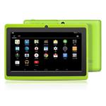 YUNTAB 7 inch Tablet, 1GB RAM 8GB ROM, Google Android OS, Allwinner A33 1.5GHz Quad core CPU, with Pre-Load Games APP, 1024600 Touch Screen with WiFi and Dual Camera.(Green)