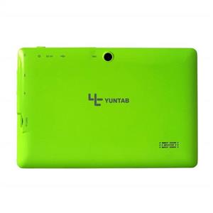 YUNTAB 7 inch Tablet, 1GB RAM 8GB ROM, Google Android OS, Allwinner A33 1.5GHz Quad core CPU, with Pre-Load Games APP, 1024600 Touch Screen with WiFi and Dual Camera.(Green) 