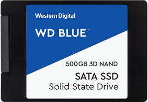 اس‌اس‌دی وسترن دیجیتال Blue 3D NAND Sata 500GB 2.5” 7mm WDS500G2B0A WD Blue 3D NAND 500GB PC SSD - SATA III 6 Gb/s, 2.5"/7mm - WDS500G2B0A