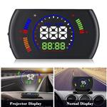XYCING Car HUD Heads Up Display 5.8 inch OBD Digital Speedometer Windshield Projector OBD2 Vehicle Speed Dashboard Display MPH, RPM, Fuel Consumption, Speed Alarm, Water Temperature, Voltage, Mileage