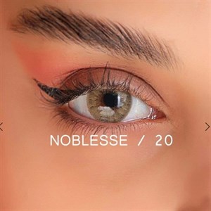 لنز رنگی چشم NOBLESSE نابلس شماره 20 ساخت کره (6 ماه ماندگاری)