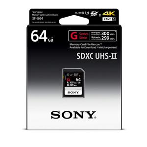 Sony SF-G32/T1 High Performance 32GB SDHC UHS-II Class 10 U3 Memory Card with Blazing Fast Read Speed up to 300MB/s 