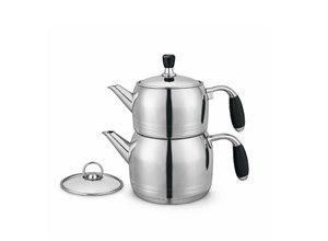 کتری و قوری Korkmaz Pro Double Kettle مدل A1651