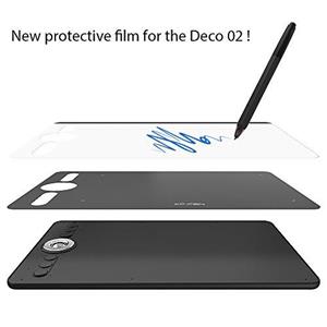 XP-PEN Deco02 Drawing Pen Tablet Protector Deco02 Graphic Drawing Tablet Protective Film (Pack of 2) 