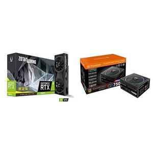 کارت گرافیک ZOTAC Gaming GeForce RTX 2080 Ti Twin Fan 11GB GDDR6 352-bit Spectra RGB LED/Metal Backplate Graphics Card and Thermaltake Toughpower Grand RGB 750W 80+ Gold MB 12V RGB Ready Smart Zero Fan