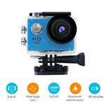 YUNTAB Sport Action Camera Vlog DV, HD 1080P 2.0 inch, 5MP, 120 Degree Wide-Angle, 30m Underwater Waterproof Camcorder(Blue)