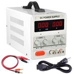 Yescom 110V AC 30V 10A DC Power Supply Precision Variable Digital Adjustable w Clip Cable