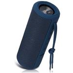 Xeneo X21 Portable Outdoor Wireless Bluetooth Speaker Waterproof with FM Radio, Micro SD Card Slot, AUX, TWS for Shower - Hard Travel Case Included(Blue)