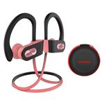 Mpow Flame Bluetooth Headphones Waterproof IPX7, Wireless Earbuds Sport, Richer Bass HiFi Stereo in-Ear Earphones w/Case, 7-9 Hrs Playback,Noise Cancelling Microphone (Comfy & Fast Pairing),Black Pink