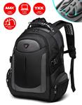 YESO Travel Laptop Backpack for Women and Men, Extra Large Capacity Heavy Duty TSA Friendly Durable 17 Inch Laptop Backpack, Water Resistant Big School, College, Business Computer Bookbag - Black