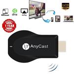 WiFi Display Dongle Receiver 1080P HDMI TV Stick Miracast Media Streamer for Phone Screen Mirroring to TV Support Miracast & Airplay & DLNA