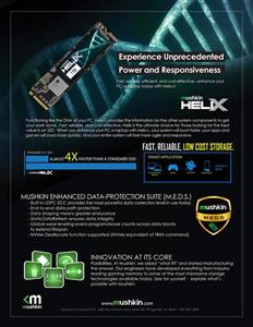 Mushkin Helix-L – 1TB PCIe NVMe 1.3 – M.2 (2280) Internal Solid State Drive (SSD) – Gen3 x4 – 3D TLC - (MKNSSDHL1TB-D8)