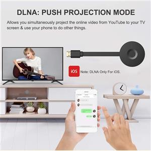 Wireless Display Dongle, 1080P Portable TV Receiver, WiFi HDMI Adapter for Big Screen, Support Miracast DLAN Airplay, Compatible with iOS/Android/Pixel/Nexus/Mac/Windows 