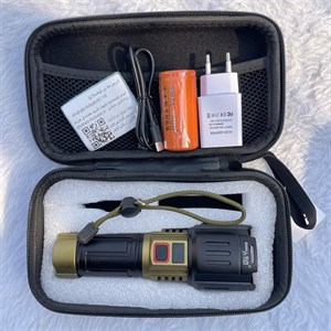 چراغ دستی پلیسی حرفه‌ای SMALL SUN ZY-T305 پاوربانک دار و زوم‌دار