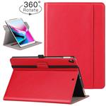 Ztotop Case for iPad Air 10.5" (3rd Gen) 2019/iPad Pro 10.5" 2017, [360 Degree Rotating/Genuine Leather] Business Folio Multi-Angle Viewing Stand Cover with Auto Wake/Sleep, Red