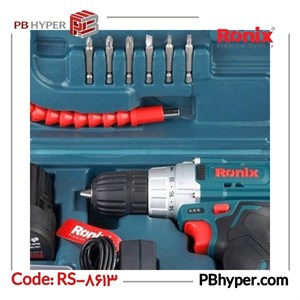 مجموعه 19 عددی دریل چکشی رونیکس مدل RS-8613