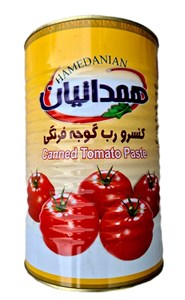 رب گوجه فرنگی همدانیان درجه یک در بسته بندی ۵ کیلوگرمی