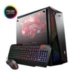 MSI Infinite X Plus 9SE-272US Enthusiast Gaming Desktop Nvidia GeForce RTX 2080 Ventus 8G Intel Core i7-9700K 16GB RAM 1TB NVMe SSD + 2TB HDD Win 10 Pro VR Ready + KB and Mouse