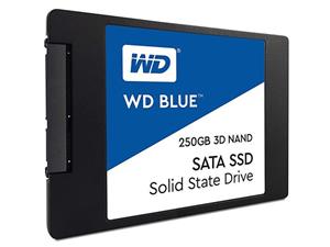 حافظه SSD اینترنال وسترن دیجیتال مدل WD BLUE S250G2B0Aظرفیت 250GB WD Blue 3D NAND 250GB PC SSD - SATA III 6 Gb/s, 2.5"/7mm - WDS250G2B0A