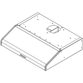 هود زیر کابینتی کن مدل 2100 سایز 90