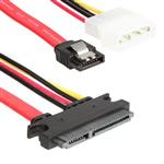 WonderfulDirect SATA 22pin Serial ATA Data and Power Combo Cable (SATA22Pin to Data+Power)