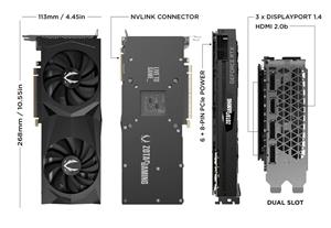 کارت گرافیک زوتک مدل ZOTAC GAMING GeForce RTX 2070 SUPER AMP Extreme 8GB Twin Fan GDDR6 256 bit 14Gbps Gaming Graphics Card IceStorm 2.0 Spectra Lighting ZT T20710F 10P 