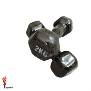 دمبل روکش‌دار 2 کیلوگرمی