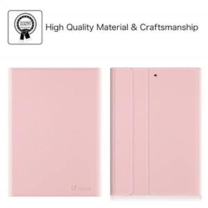 Fintie iPad 9.7 2018/2017 Air 2 Keyboard Case Slim Shell Stand Cover w/Magnetically Detachable Wireless Bluetooth for 6th 5th Gen, 1/2, Rose Gold 