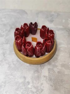 شمع دستساز گلدان لاله