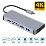 USB C Hub to HDMI Ethernet Adapter with 2 USB3.0 PD Port TF/SD Card Reader for MacBook/Pro,Samsung DeX Desktop Experience for S10/S10+/S10e/S9/S8, Note9/8, Nintendo Switch HDMI Adapter