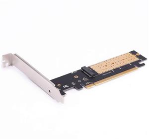 M.2 to PCIe Adapter, NVME SSD to PCI-e 3.0 X16 Host Controller Expansion Card with Low Profile Bracket, Support M Key Solid State Drive Type 2280 2260 2242 2230 Converter to Desktop PCI Express 