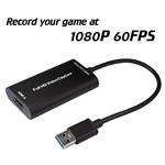 Partilink HDMI Video Capture Device USB 3.0 1080P 60 FPS Video & Audio Grabber for Xbox PS4 -for VLC, Use Only v2.2.6 or Older Versions-