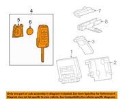 General Motors 13585206, Remote Control Transmitter for Keyless Entry and Alarm System