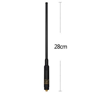 HYS VHF UHF 144 430MHz Ham Handheld Radio Retractable Telescopic Antenna SMA Female 43inch for Kenwood TYT Baofeng UV 5R BF 888s Wouxun Two Way 