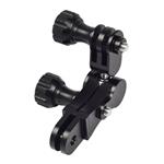 MENGS Aluminum 360 Degree Swivel Rotating Tripod Mount Adapter Arm Connector for Gopro Hero 3/4