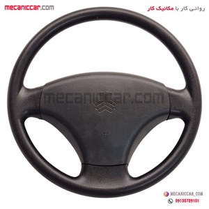 غربیلک فرمان مشکی پراید 131 و 111 و تیبا (بدون ایربگ) ظریف کار