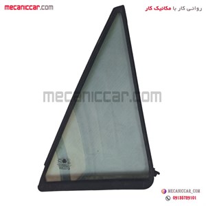 شیشه لچکی درب عقب راست با نوار پراید صندوق دار